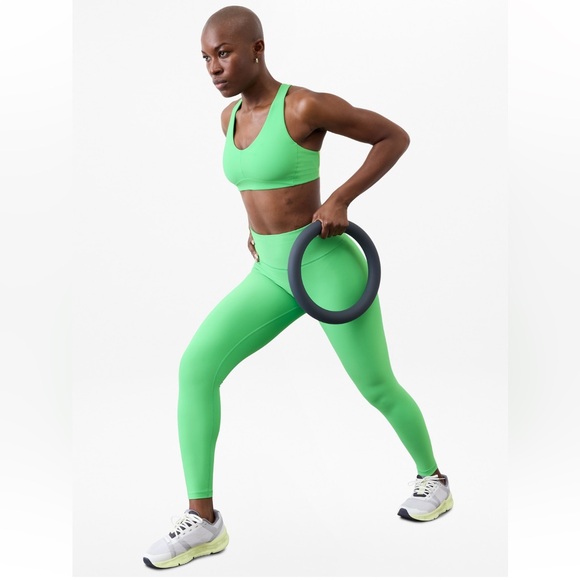 NWT Athleta 'Interval' High Rise Legging in Valley Green (Women's XS) $89 - Picture 1 of 11